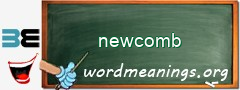 WordMeaning blackboard for newcomb